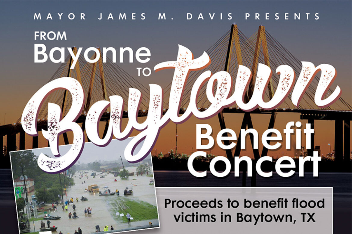 From Bayonne to Baytown- Bayonne to Host Benefit Concert for Baytown, Texas on September 22