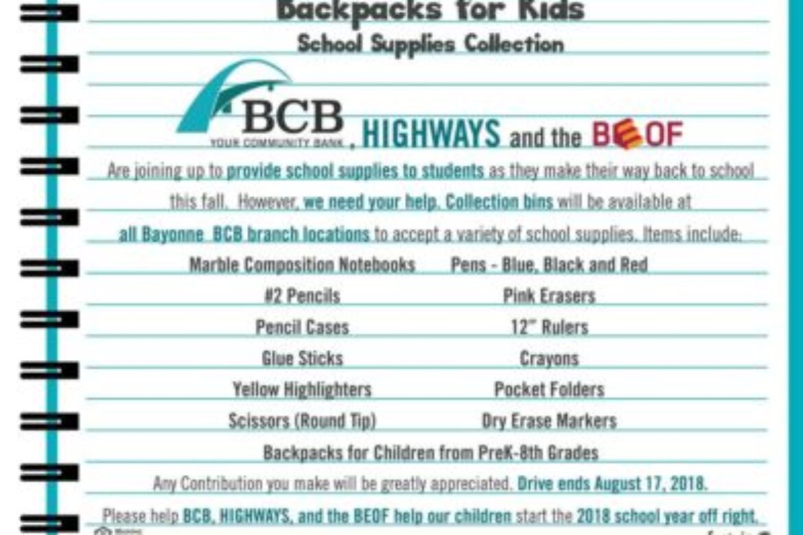 Backpacks for Kids School Supplies Collection!