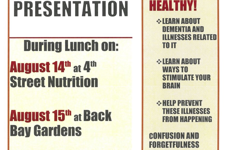 Health Awareness Presentation for Seniors