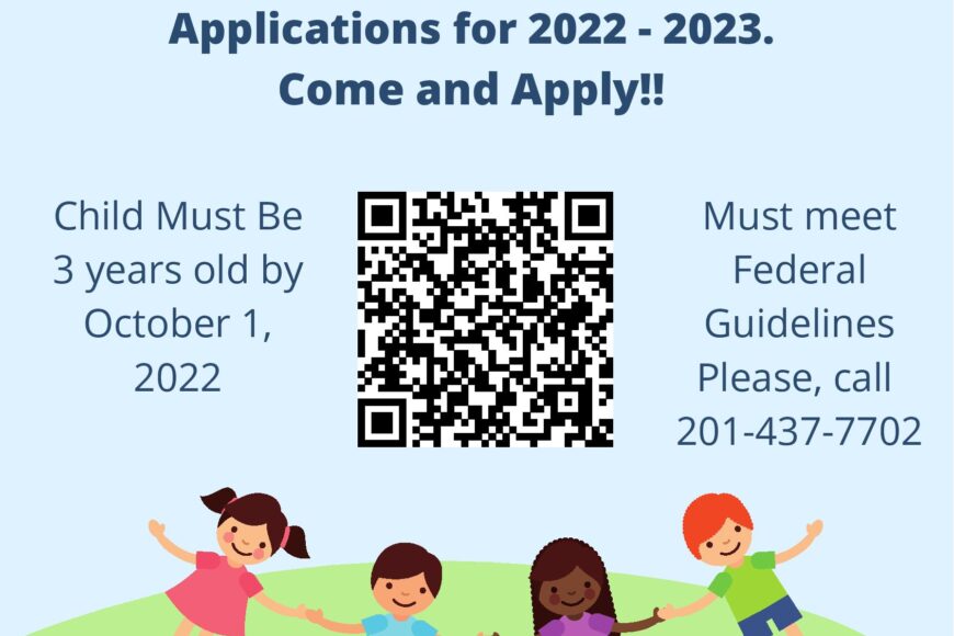 Bayonne Head Start Program Now Accepting Applications!
