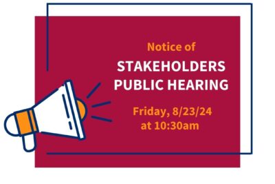 Notice of Stakeholders Public Hearing on the New Jersey Department of Community Affairs