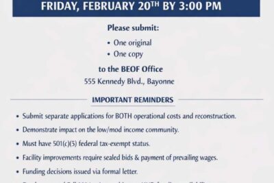 CDBG Applications Due Friday, February 20, 2026!