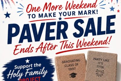Last Call for Pavers!
